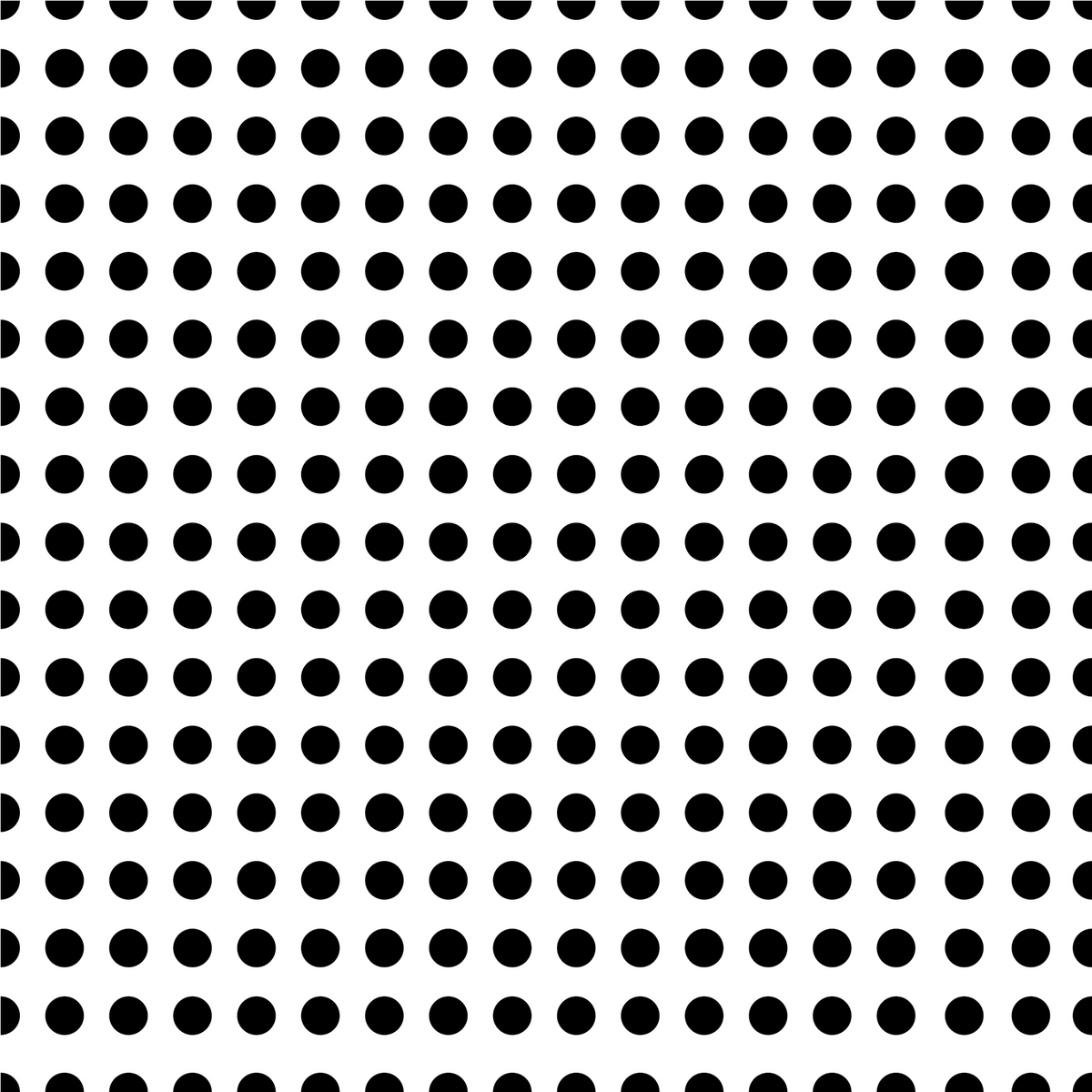 Craft HTV Black and White Polka Dot Pattern-1