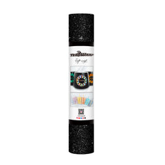 TeckWrap Glitter Adhesive Vinyl- Black | Durable & Easy-to-Cut | Perfect for Craft Projects!-1
