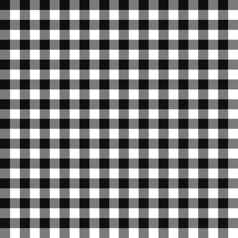 Plaid Black and White Adhesive Vinyl-1