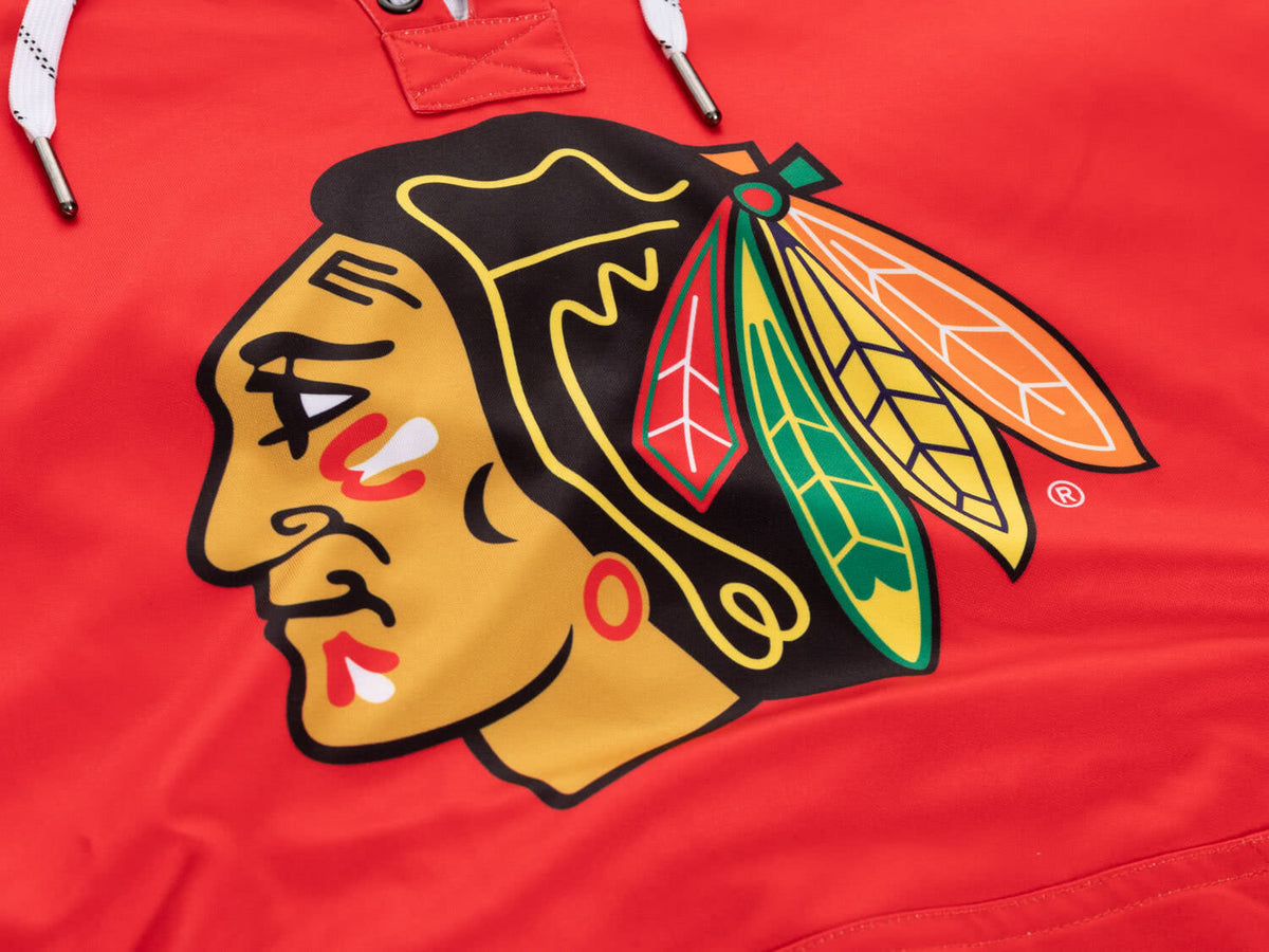 Chicago Blackhawks Hockey Lace Hoodie-5