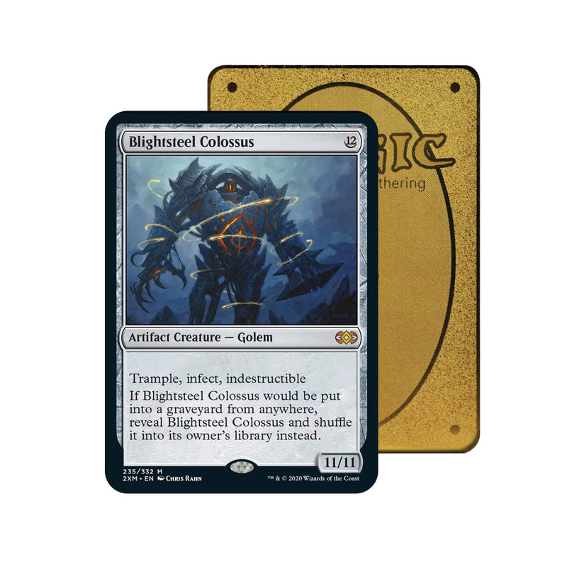 Blightsteel Colossus Metal Orica Card-1