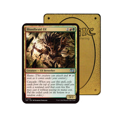Bloodbraid Elf Metal Orica Card-1
