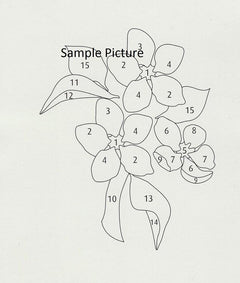 Stencil - Water Lily-2