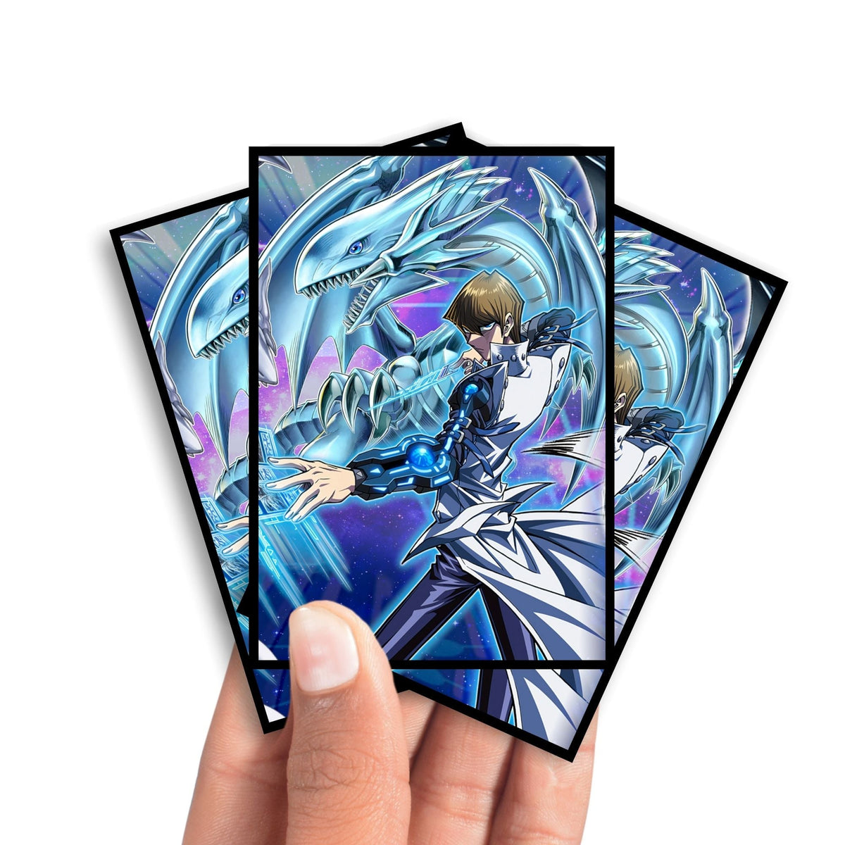 Kaiba’s Blue Eyes White Dragons Card Sleeves-2