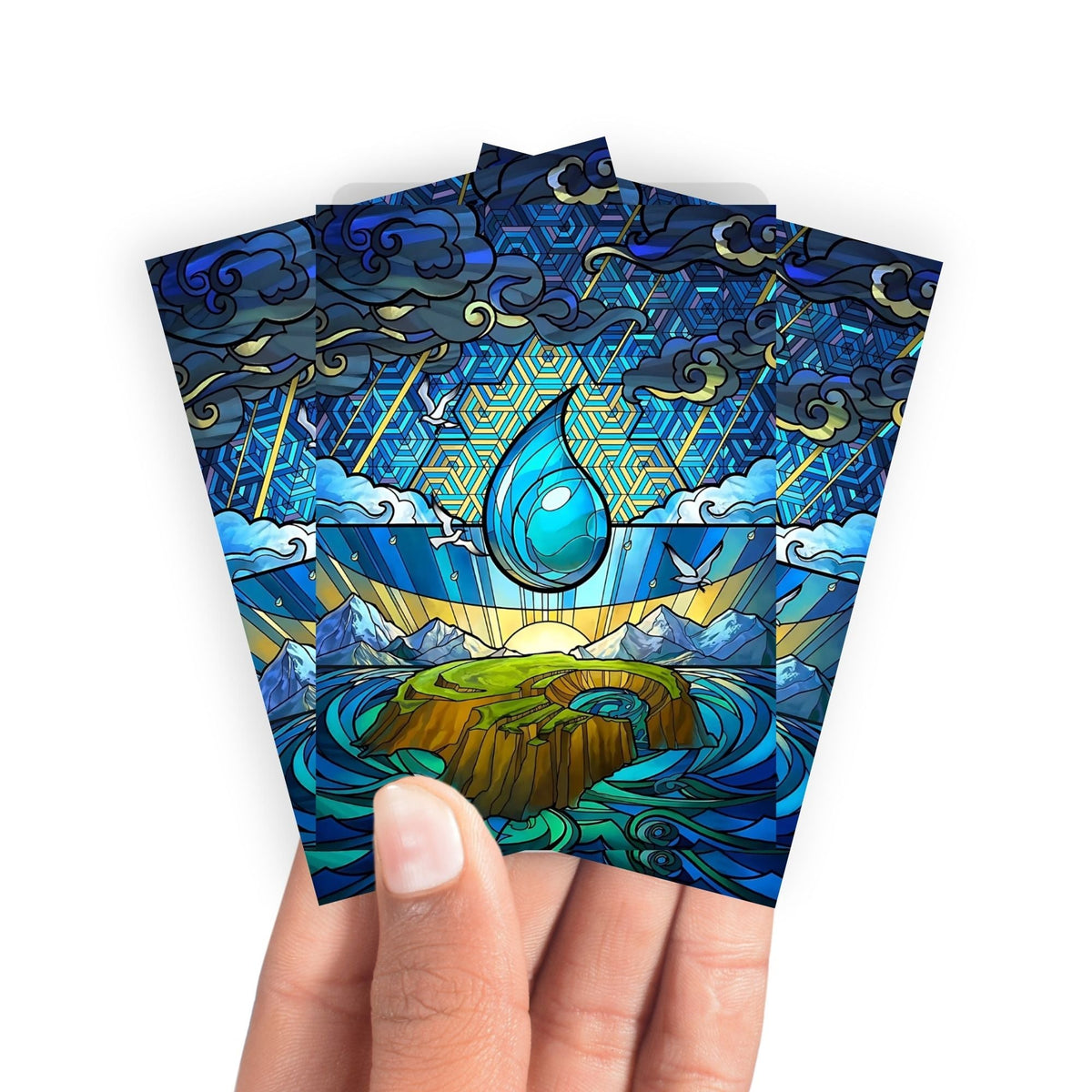 Blue Mana Card Sleeves-3