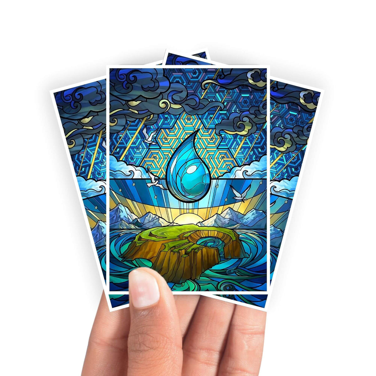 Blue Mana Card Sleeves-2