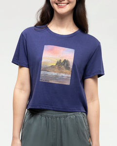 Breakwater Crop T-Shirt-4
