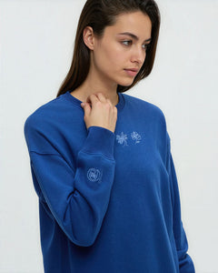 Haiti Embroidery Relaxed Crew-4