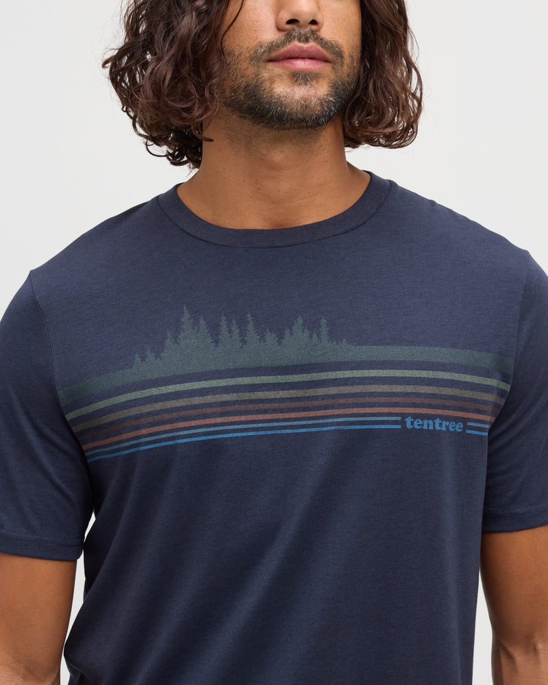 Wildfire Retro Treeline T-Shirt-4