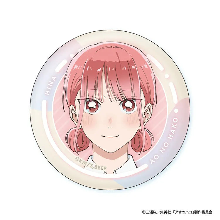 Blue Box Anime Merch - Hina Face Collection Can Badge-2