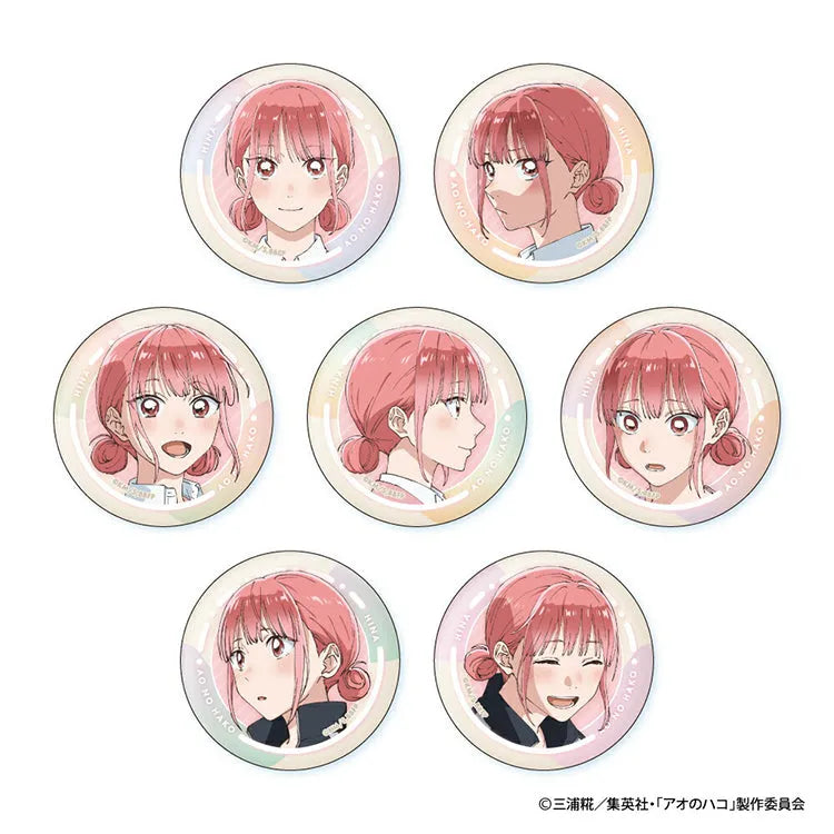 Blue Box Anime Merch - Hina Face Collection Can Badge-1