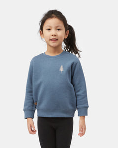 Kids Treefleece Golden Spruce Crew-1