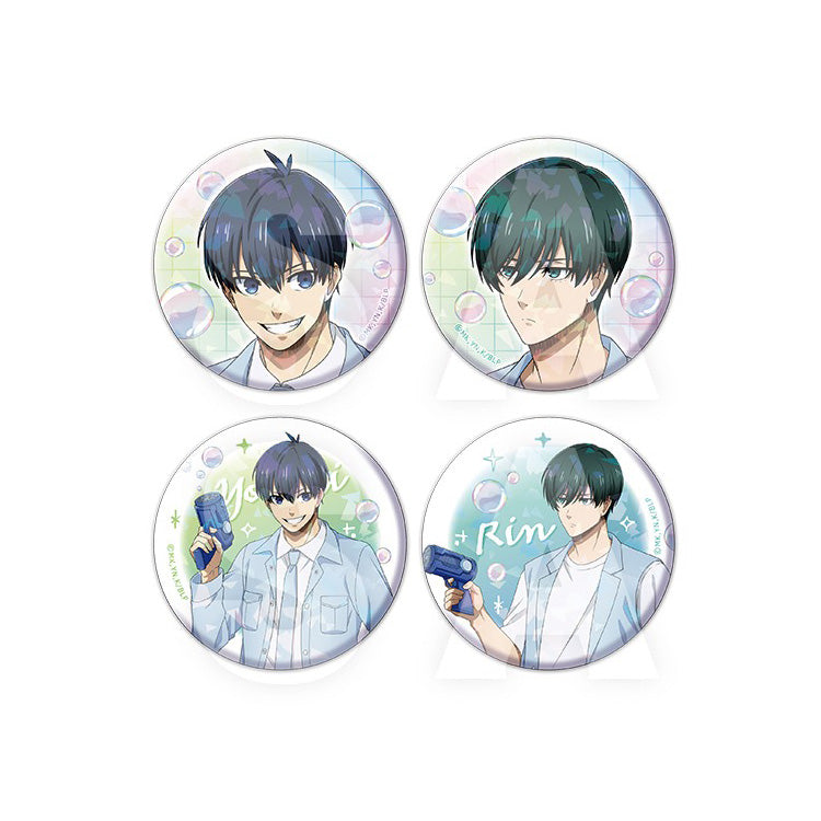 Blue Lock Anime Merch - Soap Bubbles  Ver. Trading Hologram Tin Badge-2
