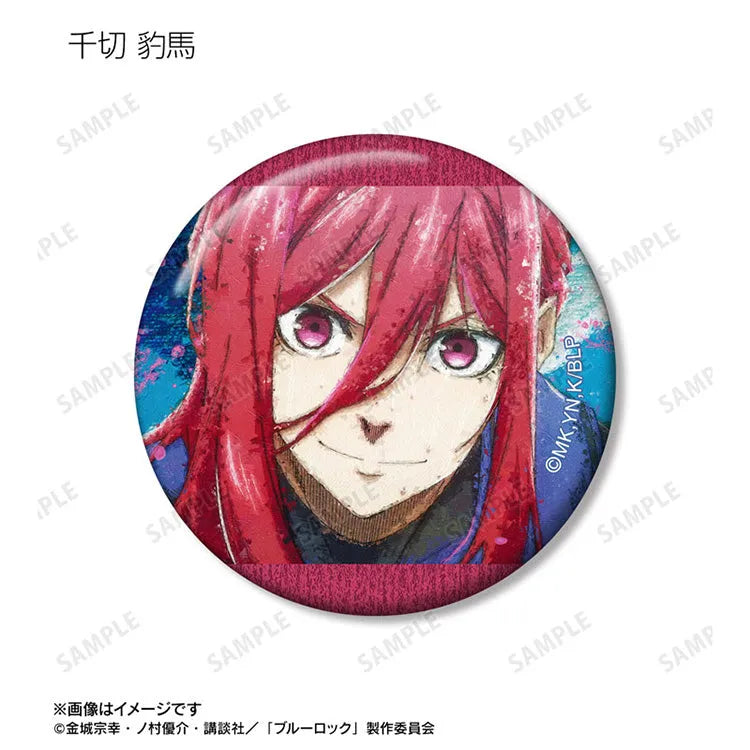 Blue Lock Anime Merch - Trading grunge CANVAS Tin Badge-4