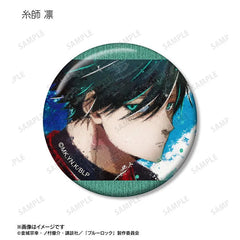 Blue Lock Anime Merch - Trading grunge CANVAS Tin Badge-8