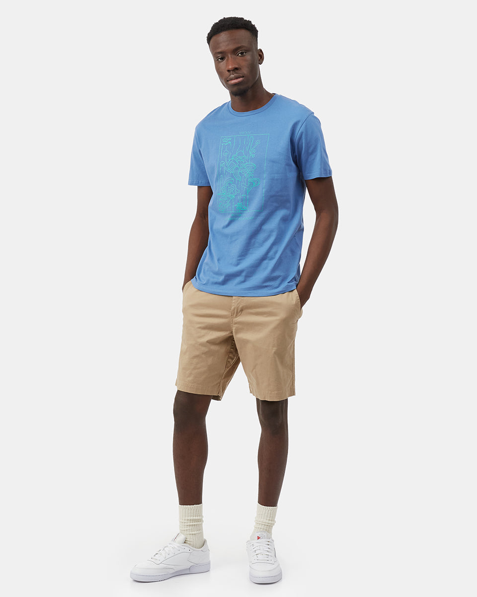 Mushroom Print T-Shirt-1