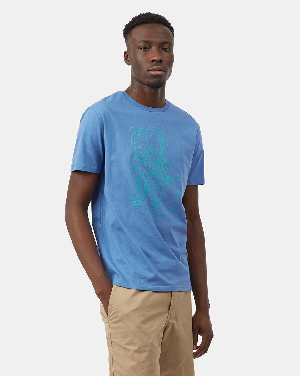 Mushroom Print T-Shirt-2