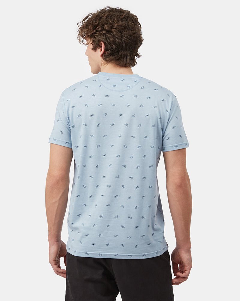 Bike Around Print T-Shirt-3