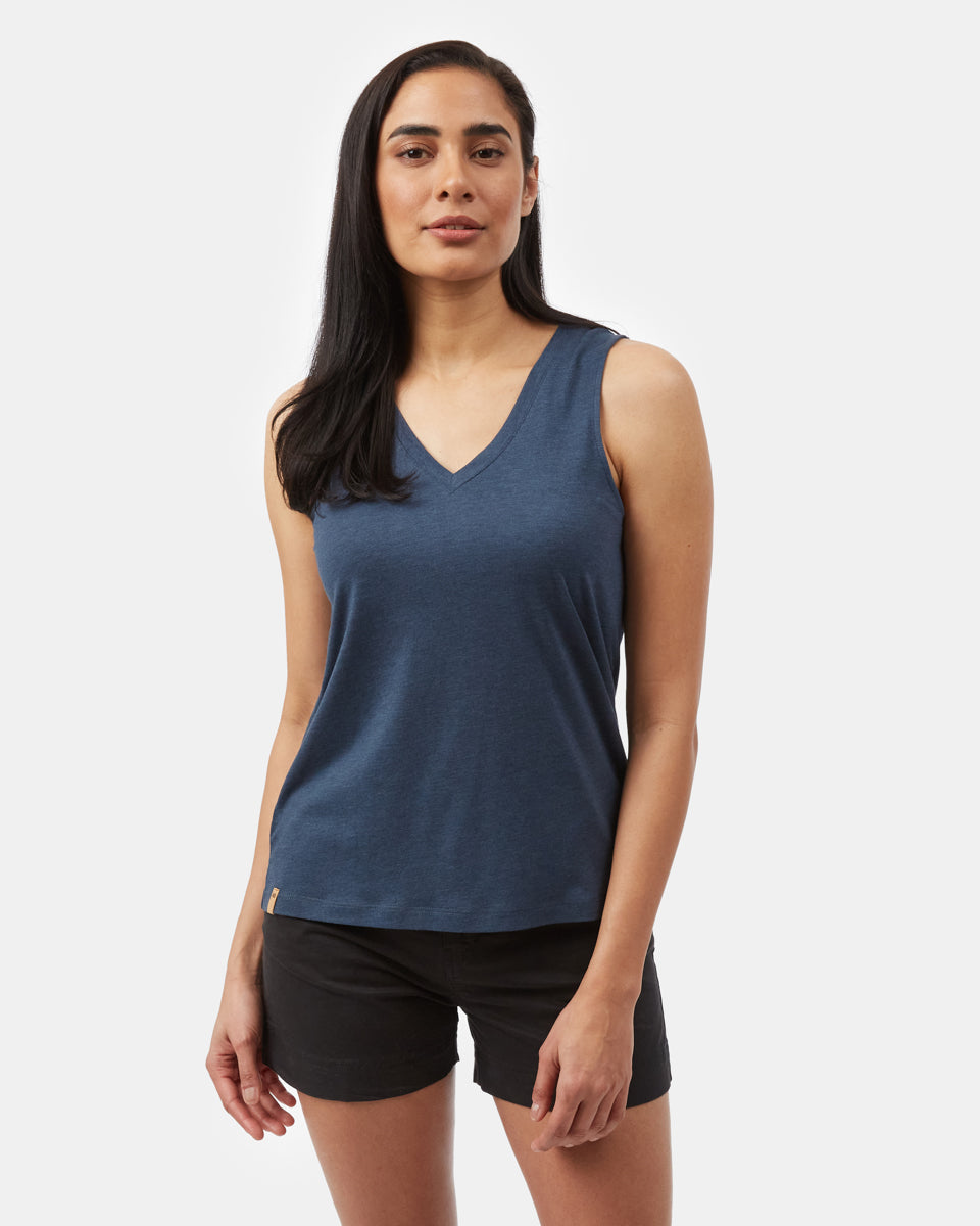 TreeBlend V-Neck Tank-2