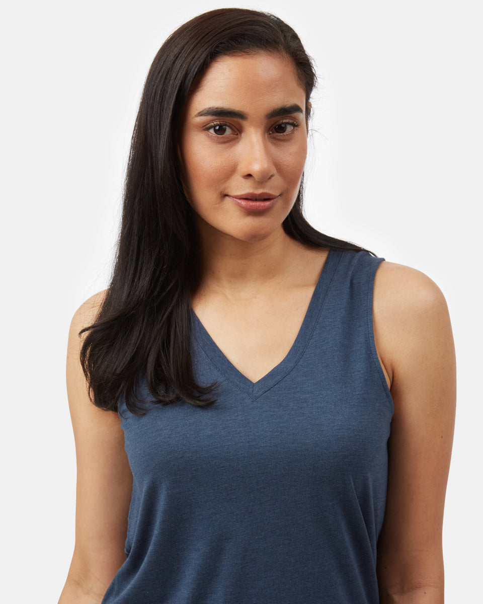 TreeBlend V-Neck Tank-4