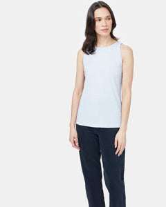 Ribbed High Neck Tank-2