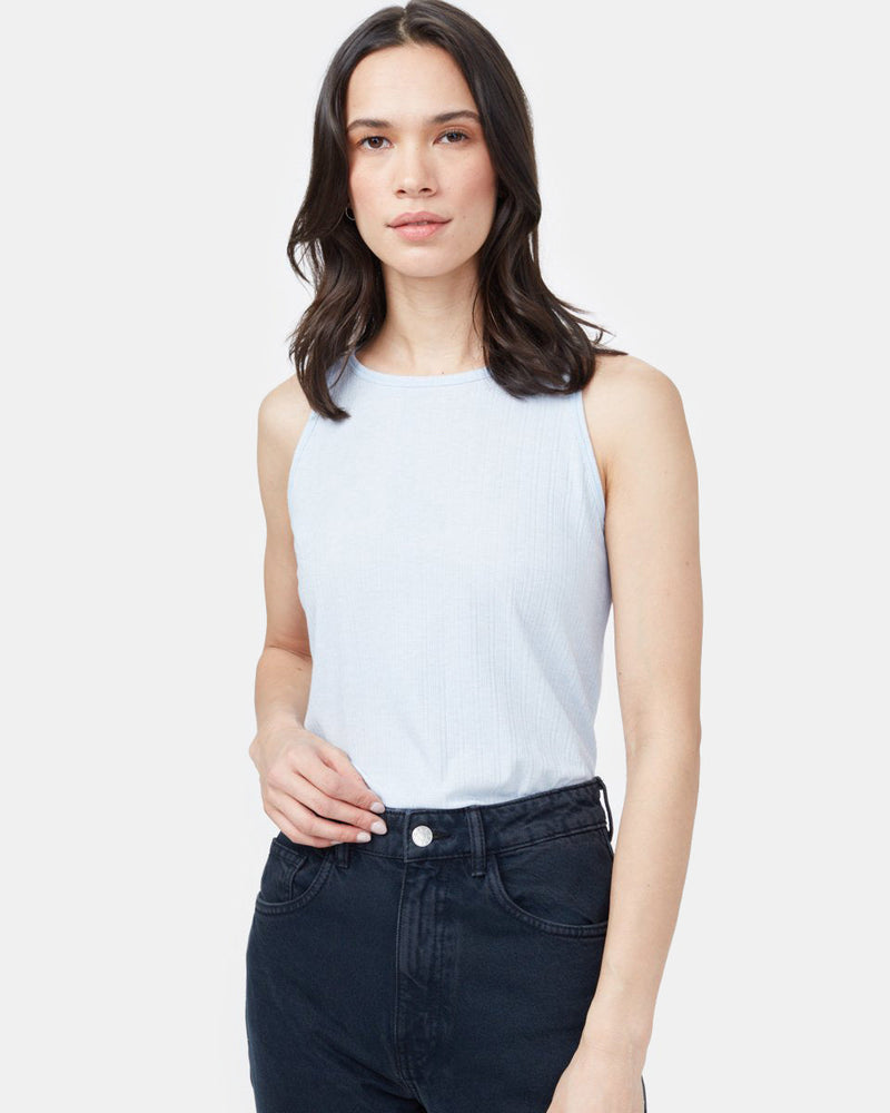 Ribbed High Neck Tank-4