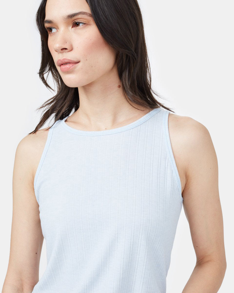Ribbed High Neck Tank-5