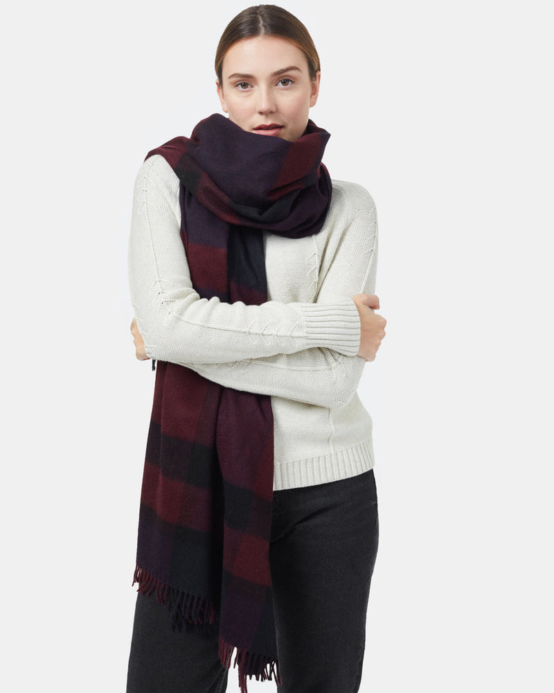 RWS Wool Woven Plaid Scarf-2