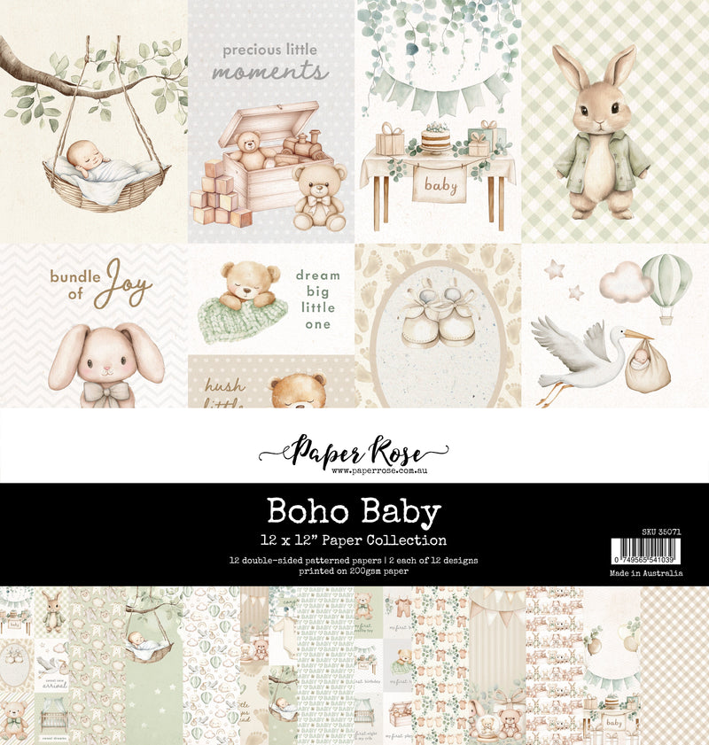 Boho Baby 12x12 Paper Collection 35071-1