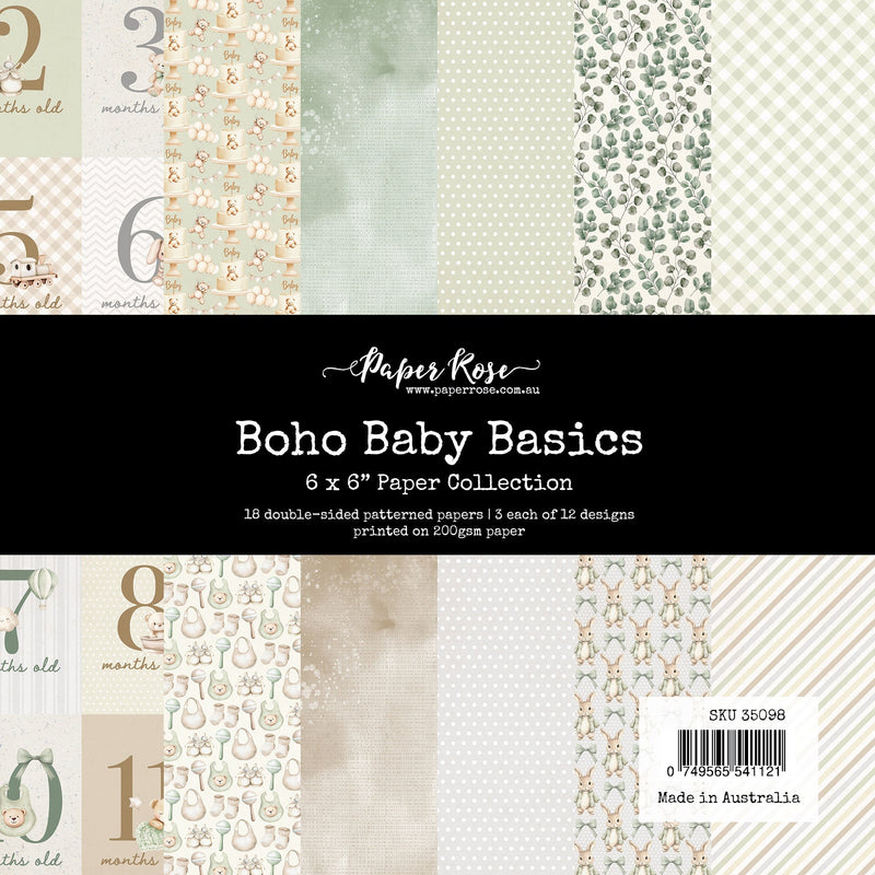 Boho Baby Basics 6x6 Paper Collection 35098-1