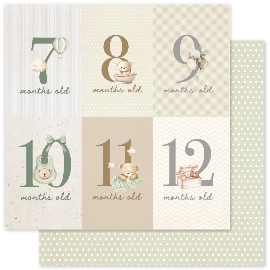 Boho Baby Basics D 12x12 Paper (12pc Bulk Pack) 35113-1