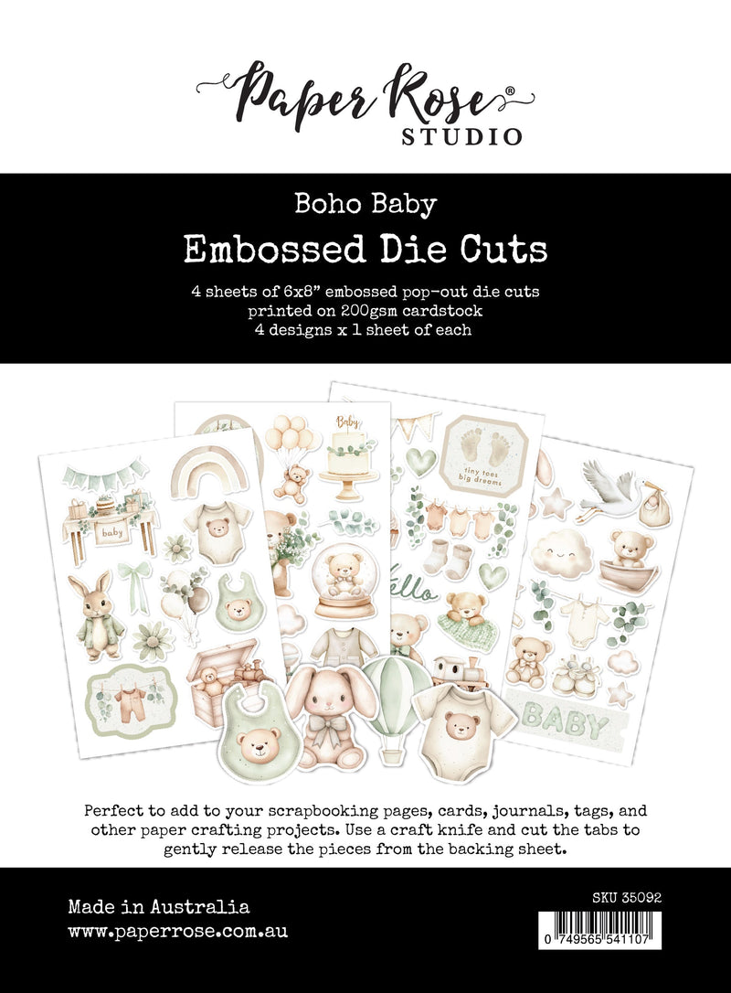 Boho Baby Embossed Die Cuts 35092-1
