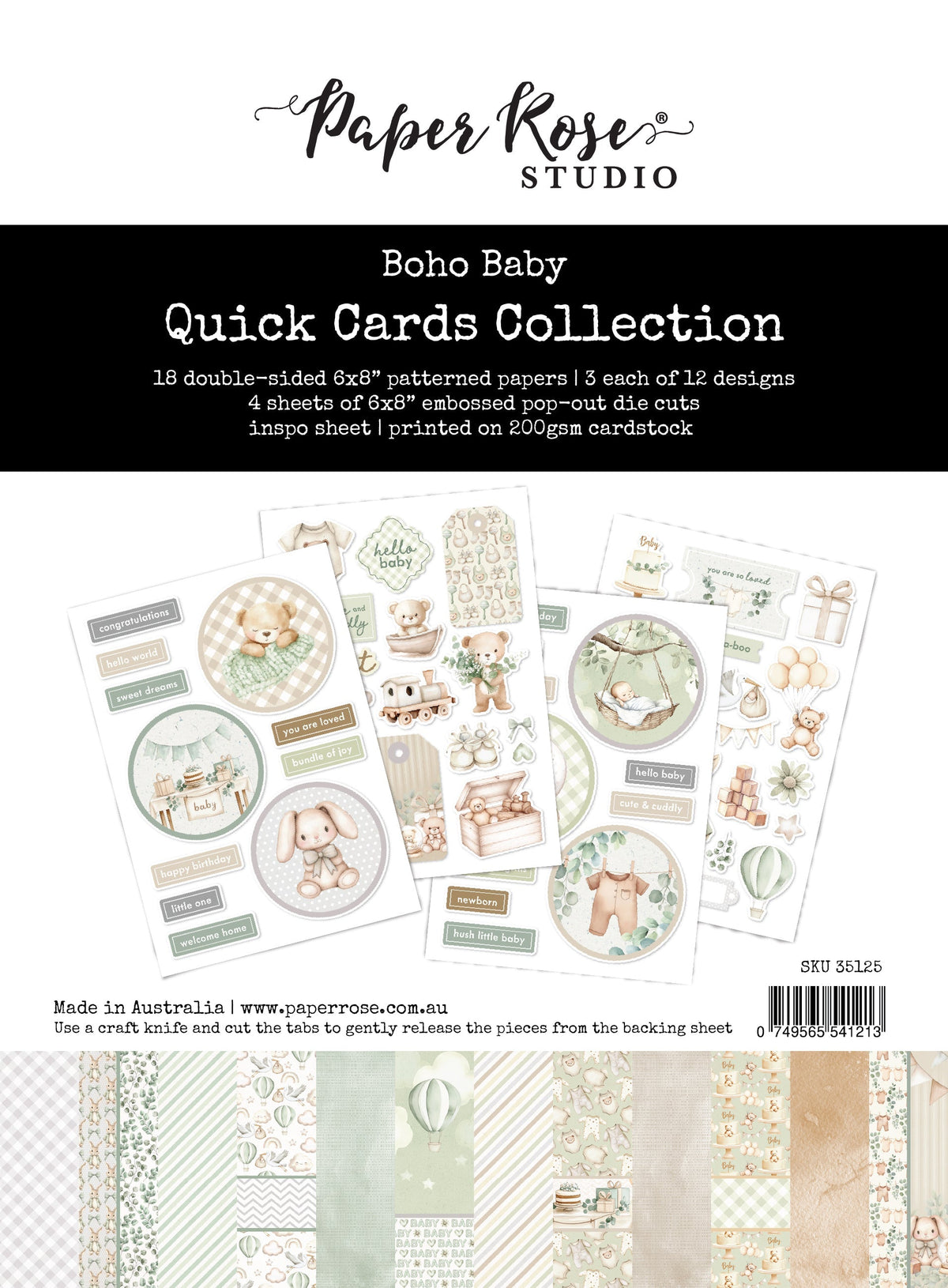 Boho Baby Quick Card Collection 35125-1