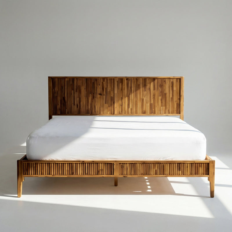 Bosk Solid Wood Bed Frame-2