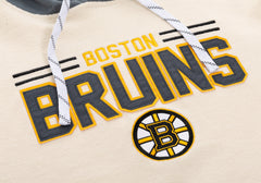 Boston Bruins NHL Unisex Reverse Terry Retro Premium Hoodie-5