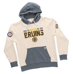 Boston Bruins NHL Unisex Reverse Terry Retro Premium Hoodie-7