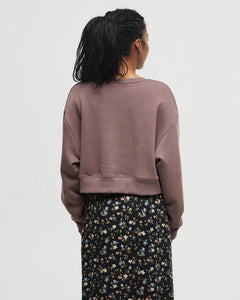TreeFleece Oversized Cropped Crew-3