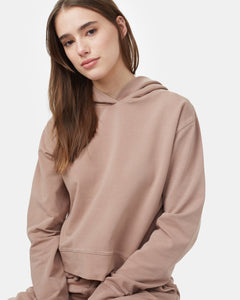 French Terry Cropped Hoodie-5