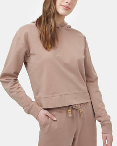 French Terry Cropped Hoodie-3