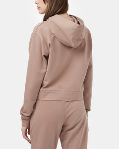 French Terry Cropped Hoodie-4