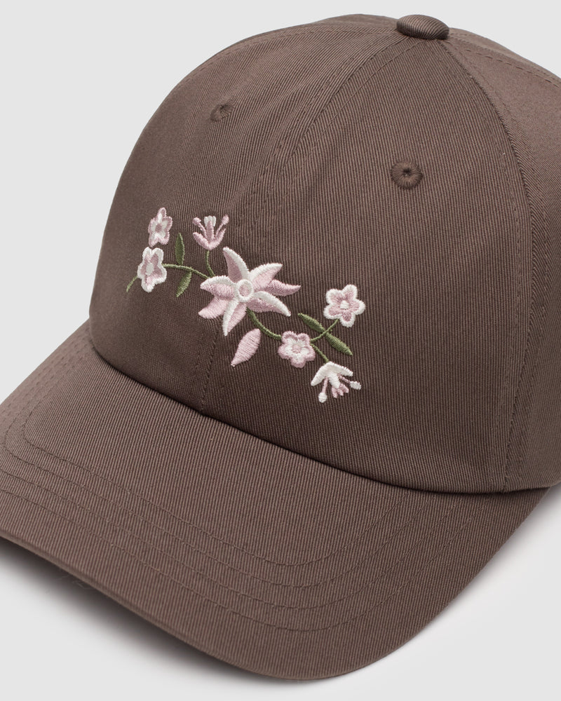 Vine Floral Peak Hat-2
