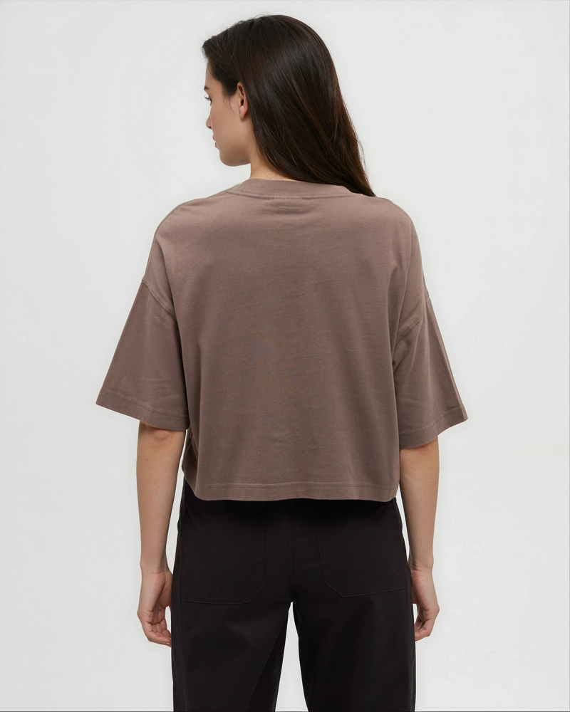 Parks Landscape Oversized Crop T-Shirt-3