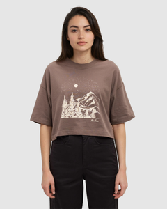 Parks Landscape Oversized Crop T-Shirt-1