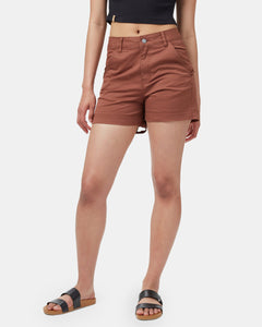 Twill High Waist Short-1