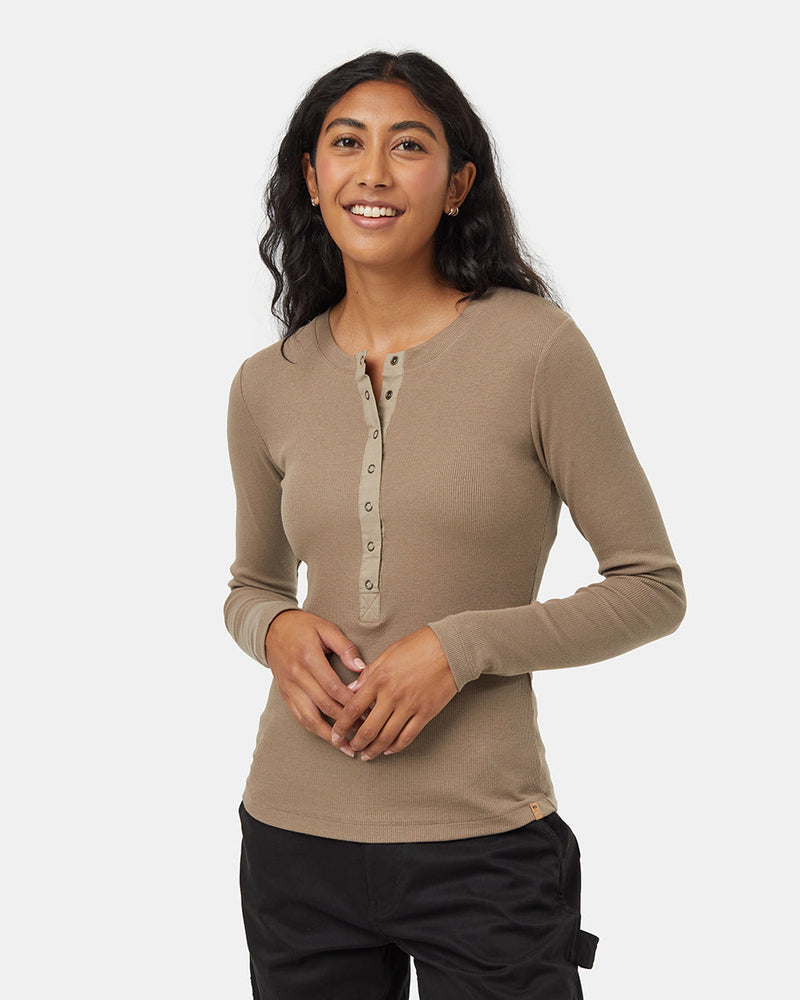 Rib Snap Placket Henley-1