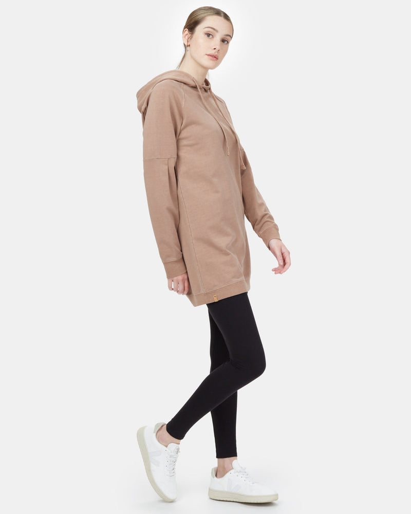 Oversized French Terry Hoodie Dress-1