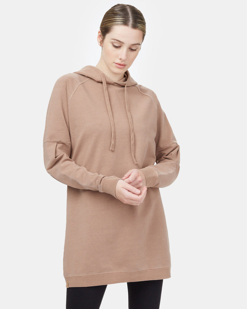 Oversized French Terry Hoodie Dress-2