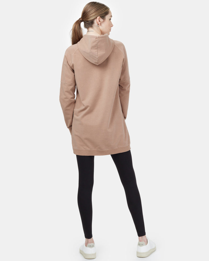 Oversized French Terry Hoodie Dress-3