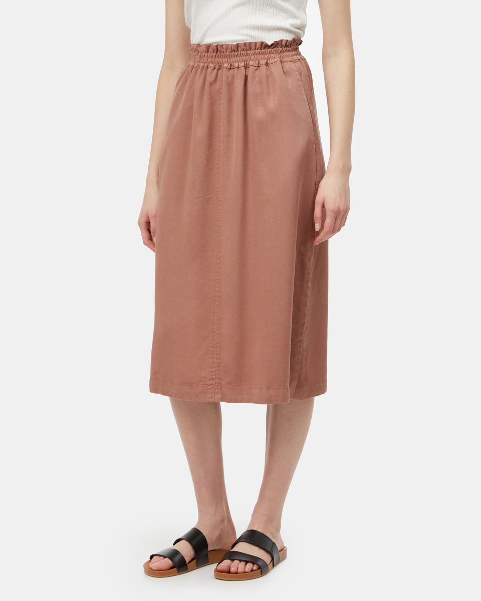 Tencel Midi Skirt-2