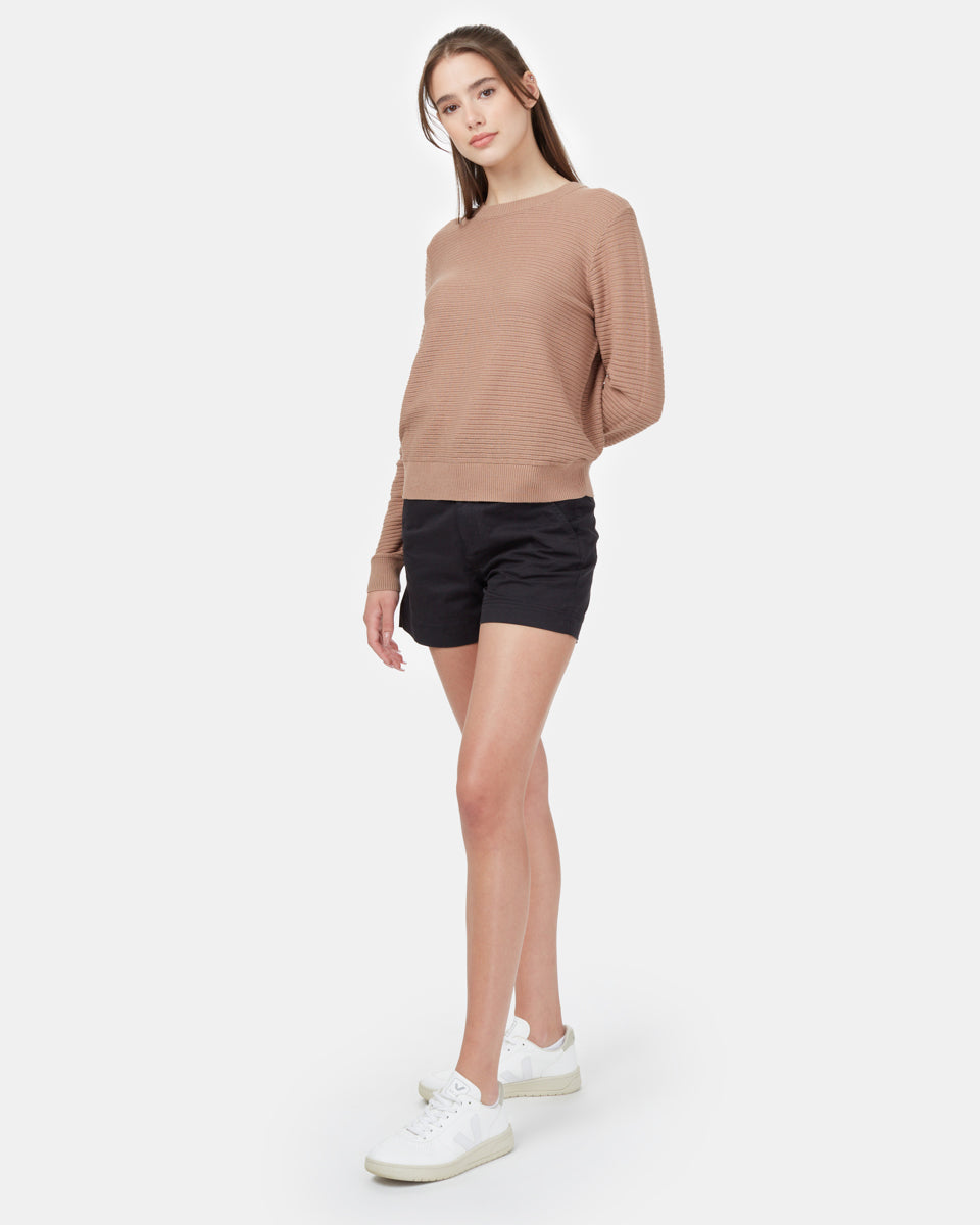 Highline Cotton Rib Crew Sweater-1